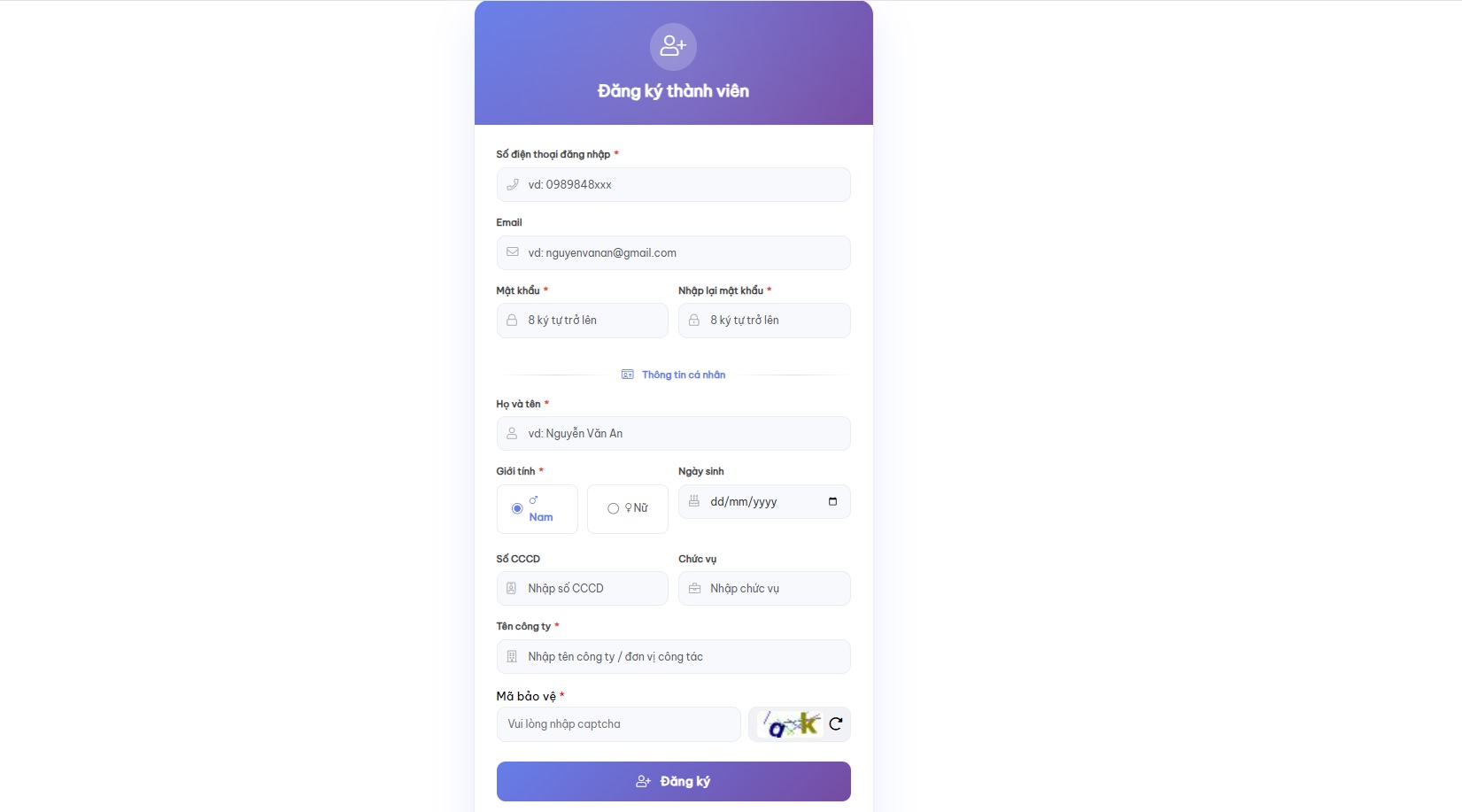 Quét mã QR vào khóa học